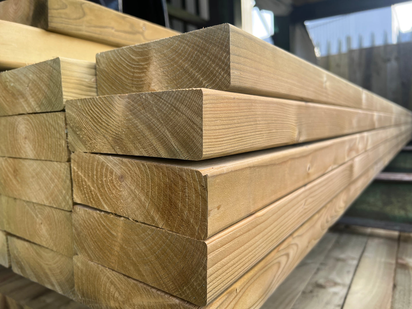 144x44mm Treated Rough Sawn Timber (6x2″)