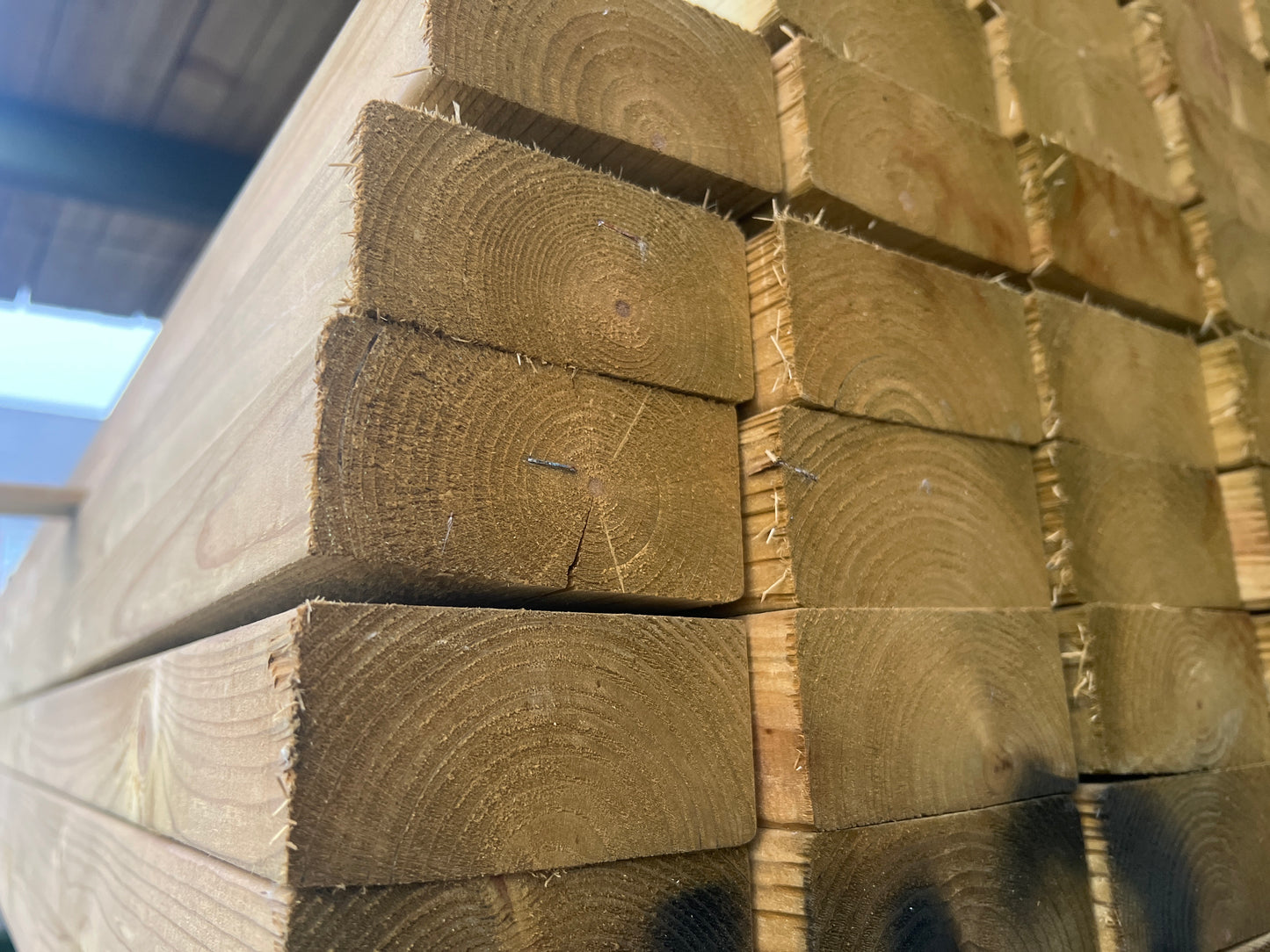 120x44mm Treated Rough Sawn Timber (4x2″)