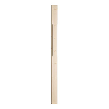 Turned / Stop Chamfered Newel Post